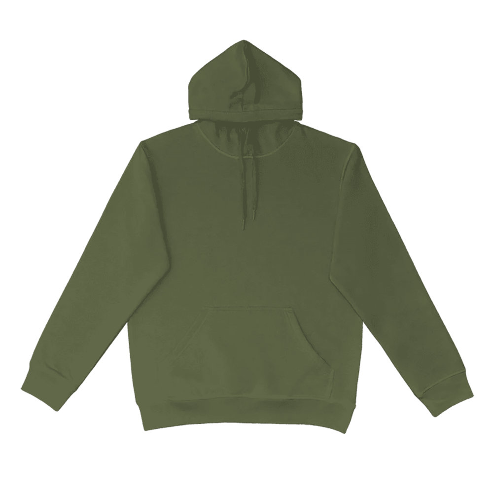 Military Green Color Hoodie