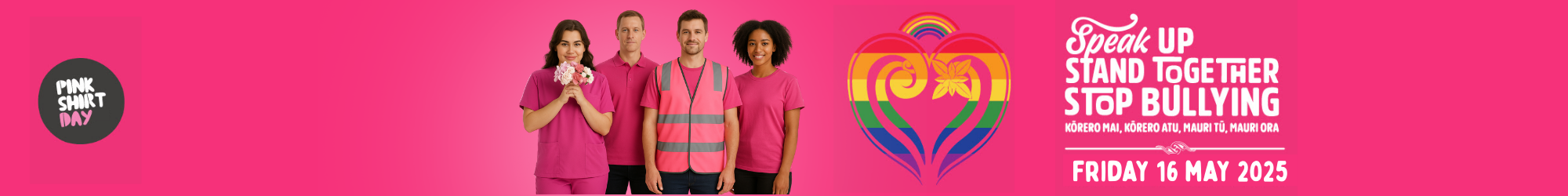 Pink Shirt day banner