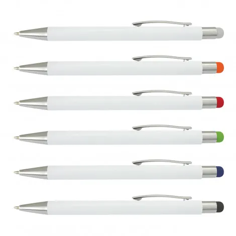 Lancer Stylus Pen - White Barrel
