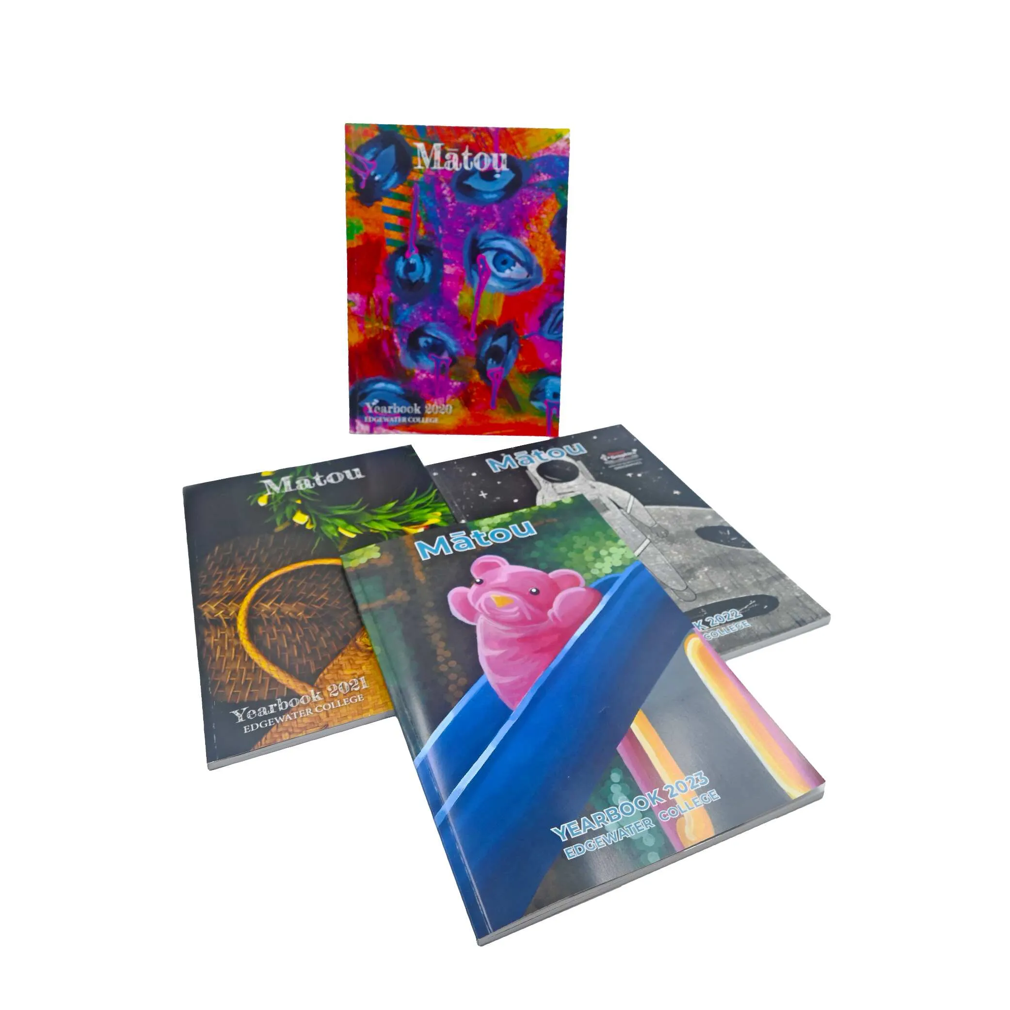 A4 Saddle-Stitched Self Covering Yearbooks