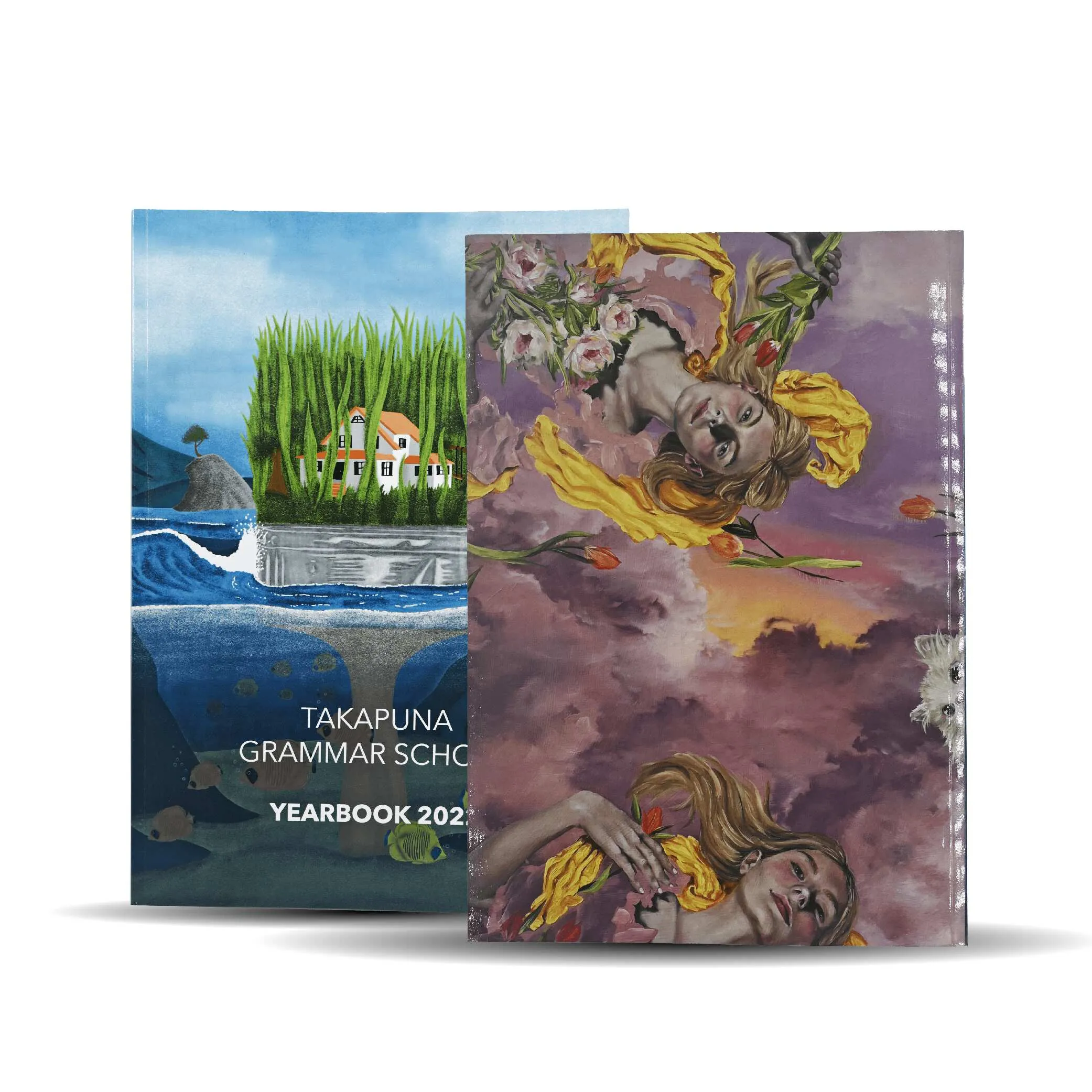 A4 Saddle-Stitched Yearbooks With Separate Cover