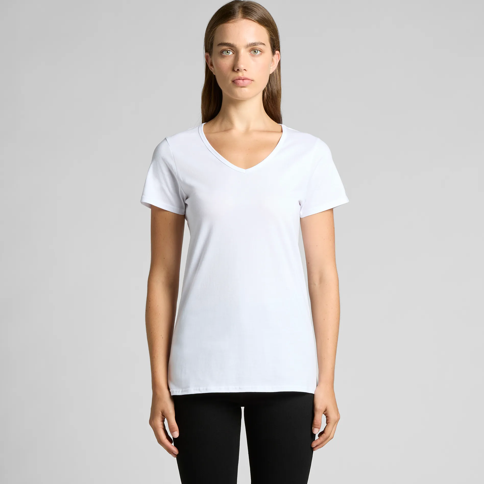 AS Colour Bevel V-Neck Tee