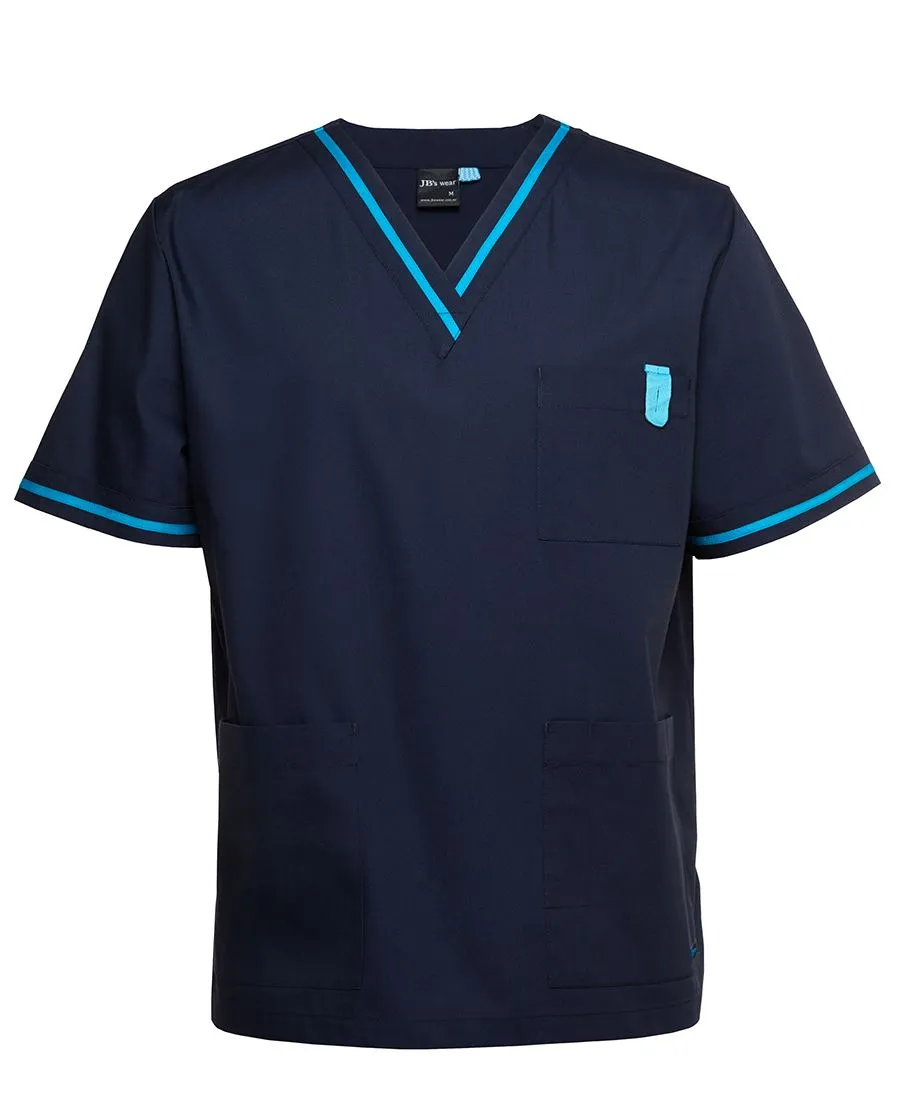 JB's UNISEX CONTRAST SCRUBS TOPS