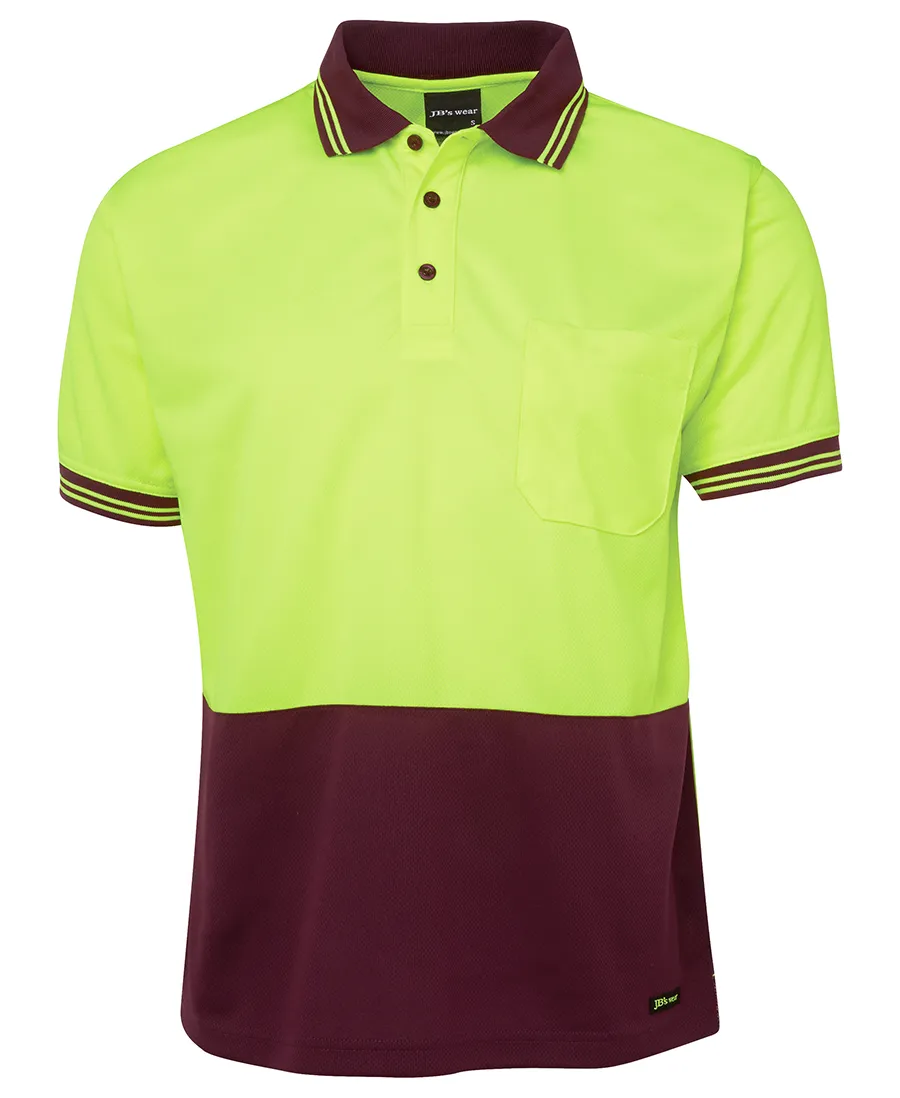 JB's HI VIS SHORT SLEEVES TRADITIONAL POLO