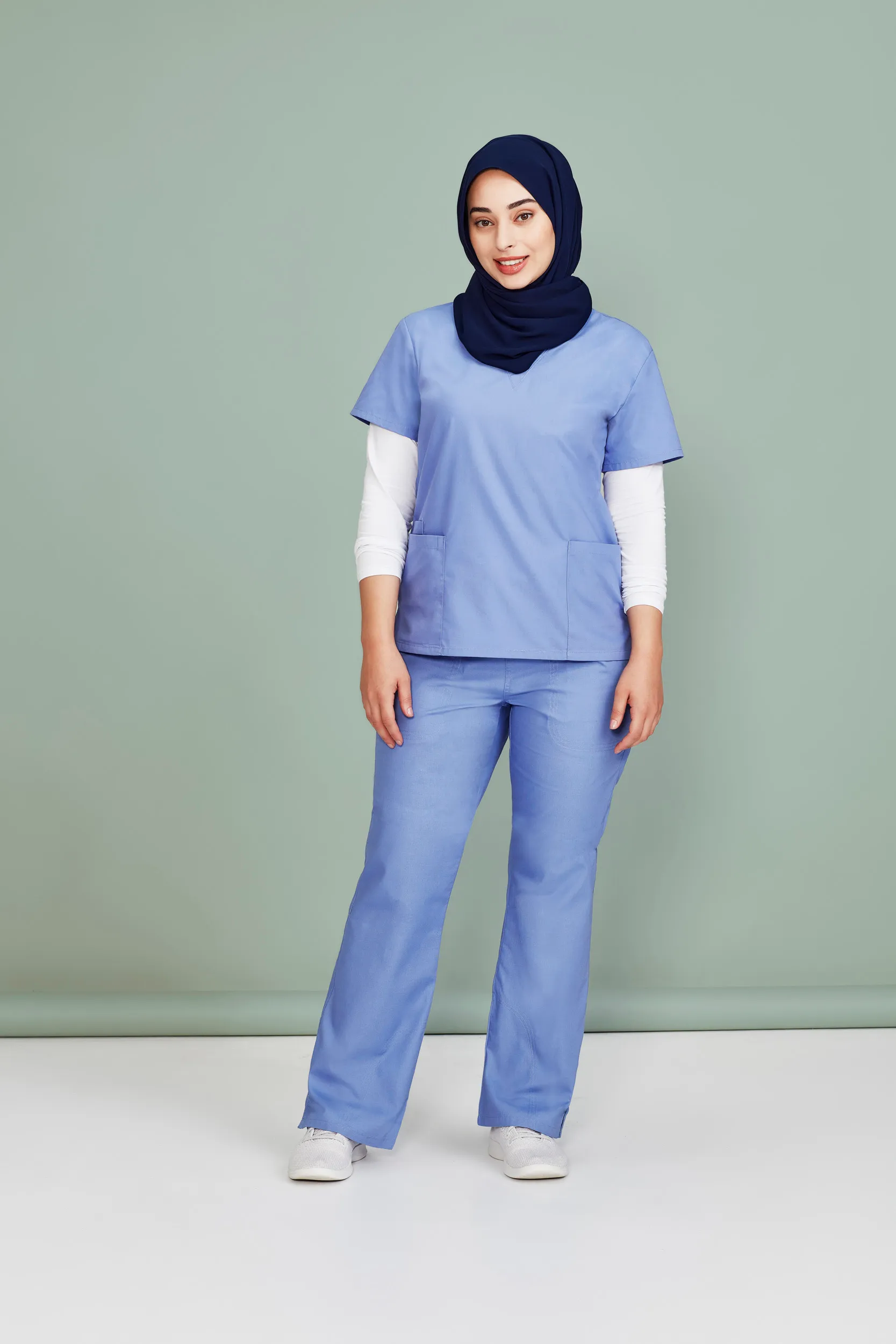 Ladies Medical Bootleg Scrub Pants