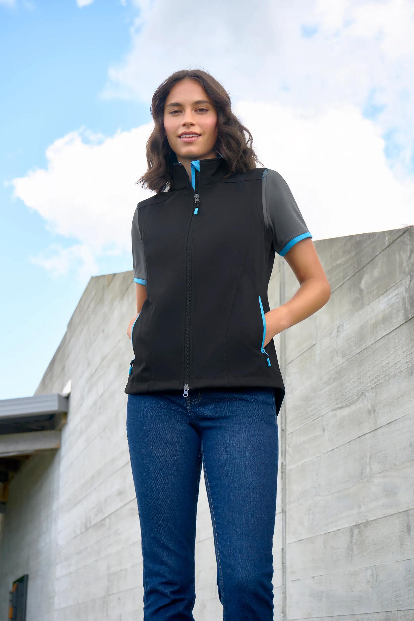 Ladies Geneva BIZTECH Soft Shell Vest