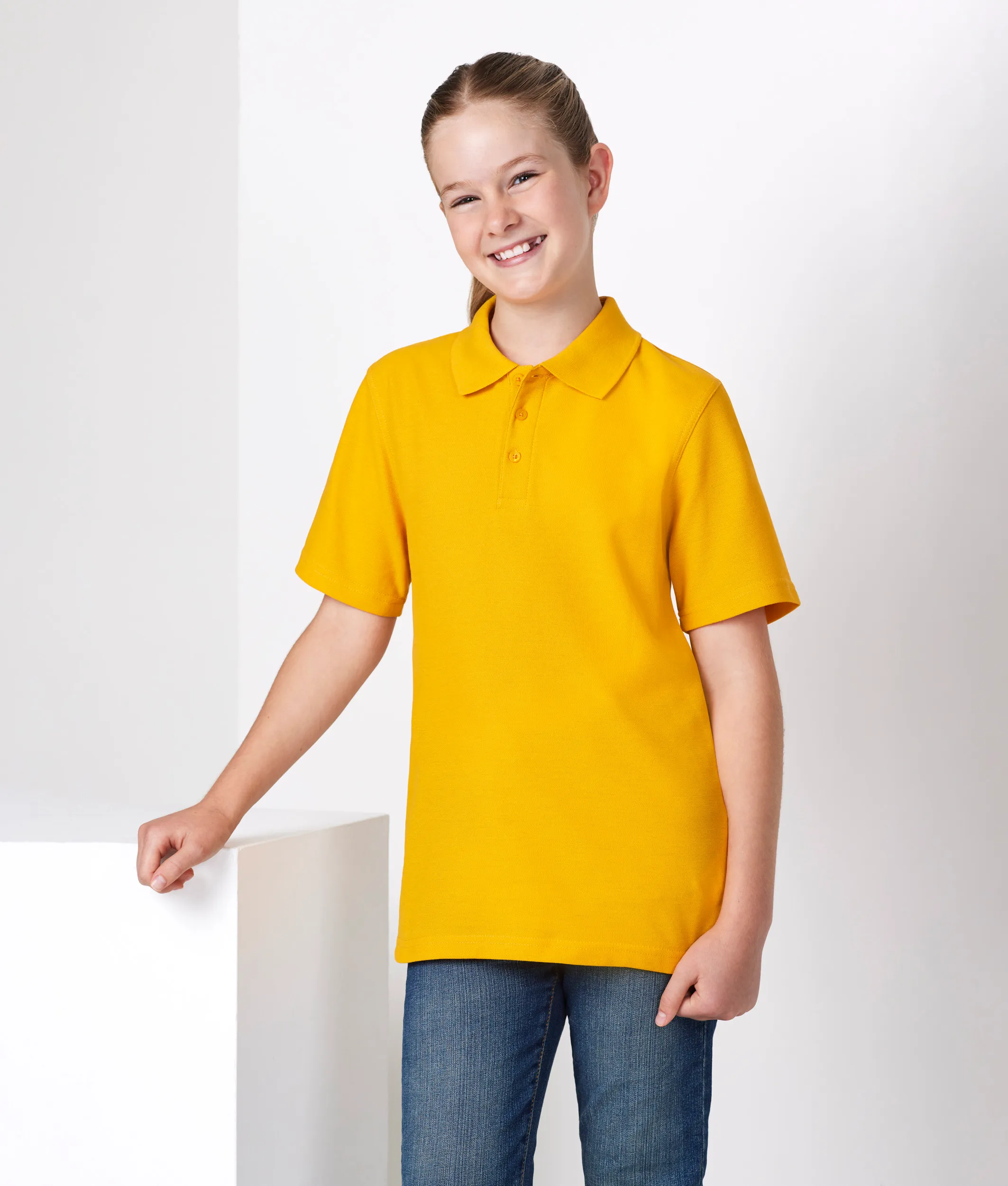 Kids Classic Pique Crew Polo