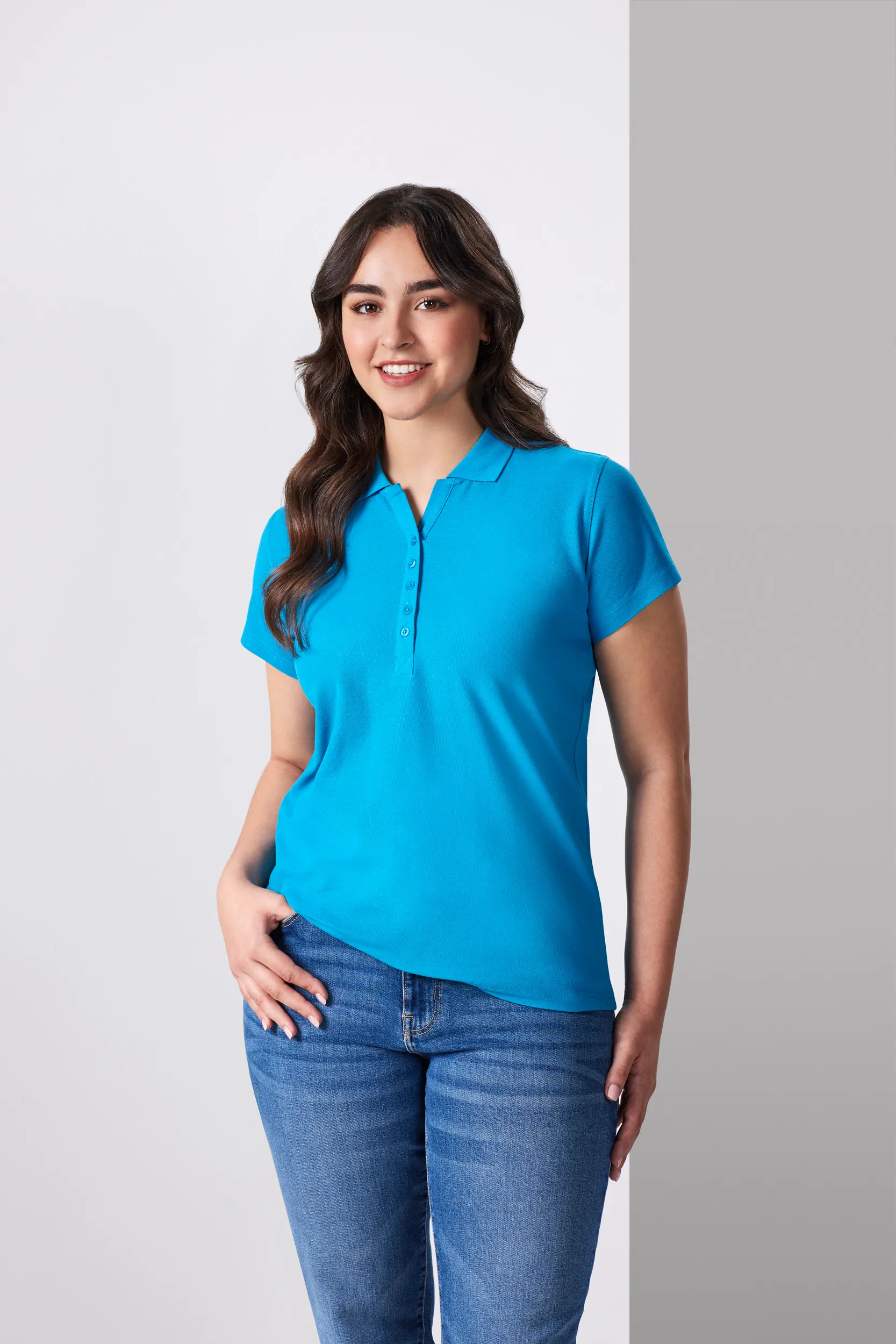 Ladies Classic Pique Crew Polo