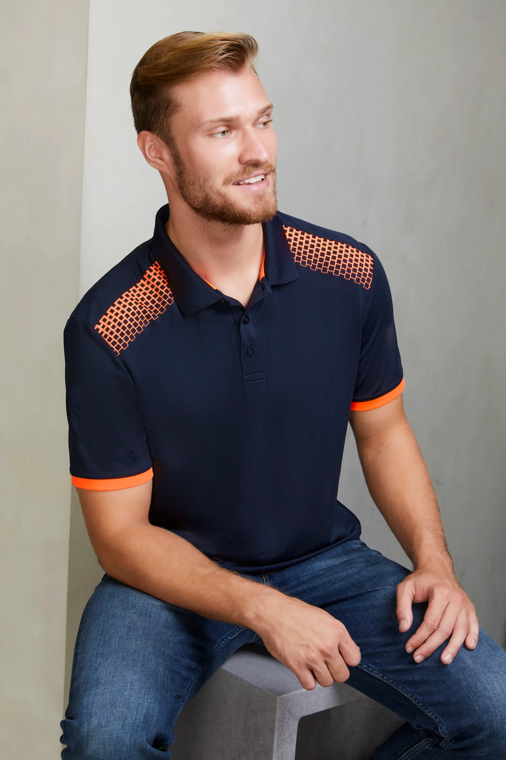 Mens Galaxy Hezagonal Print