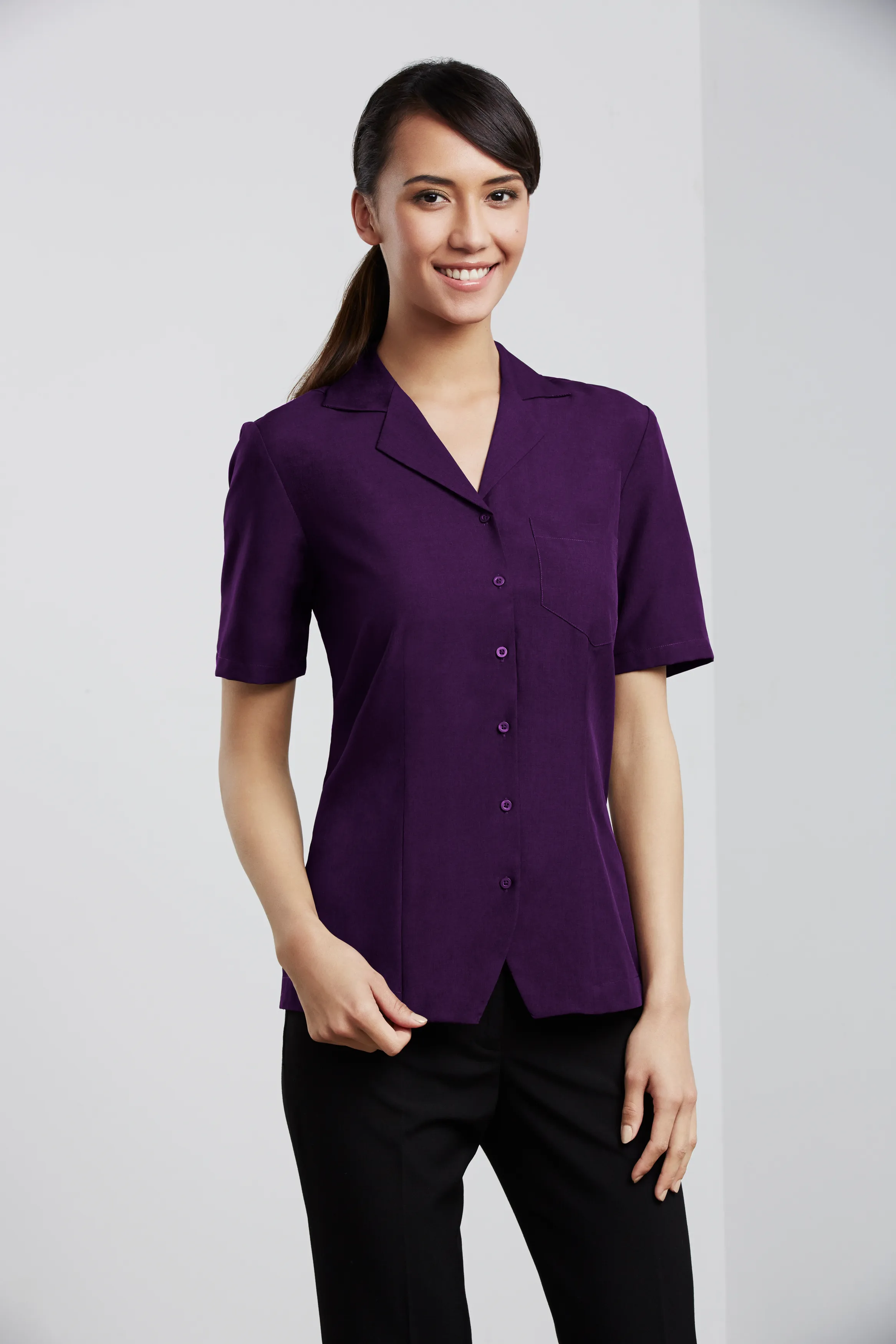Ladies Oasis Plain Action Back Overblouse