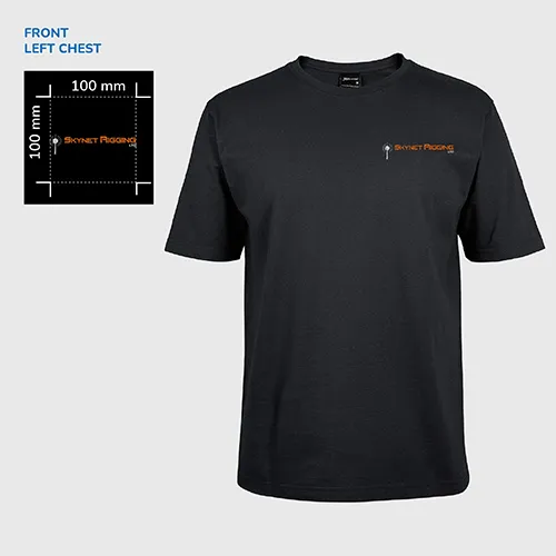 Men's Black T-Shirt – Embroidered https://d1wbcovc1jzt1a.cloudfront.net/printingd/images/product/TShirt_-1HT_-_Front_Logo_Emb_12081908202309.jpg