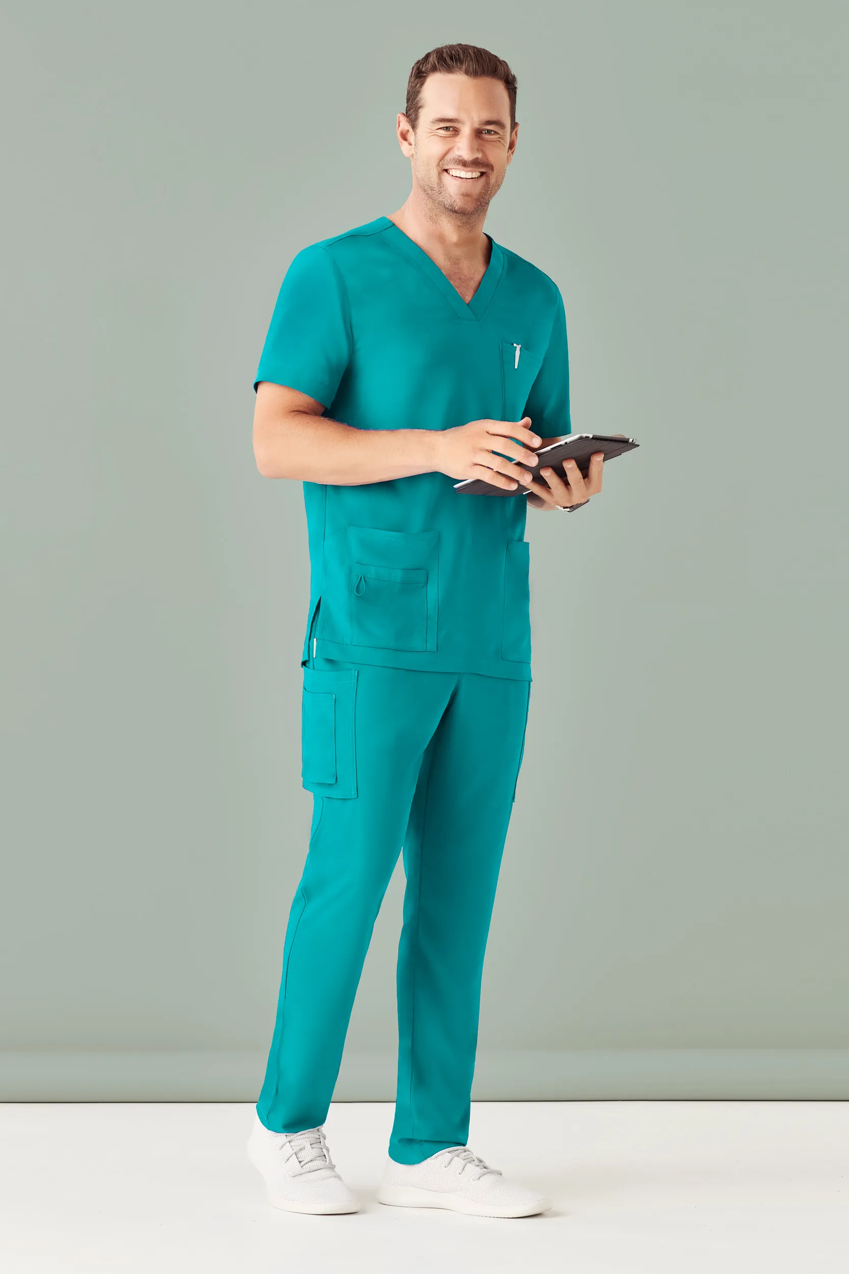 Mens Multi-Pocket Scrub Pant