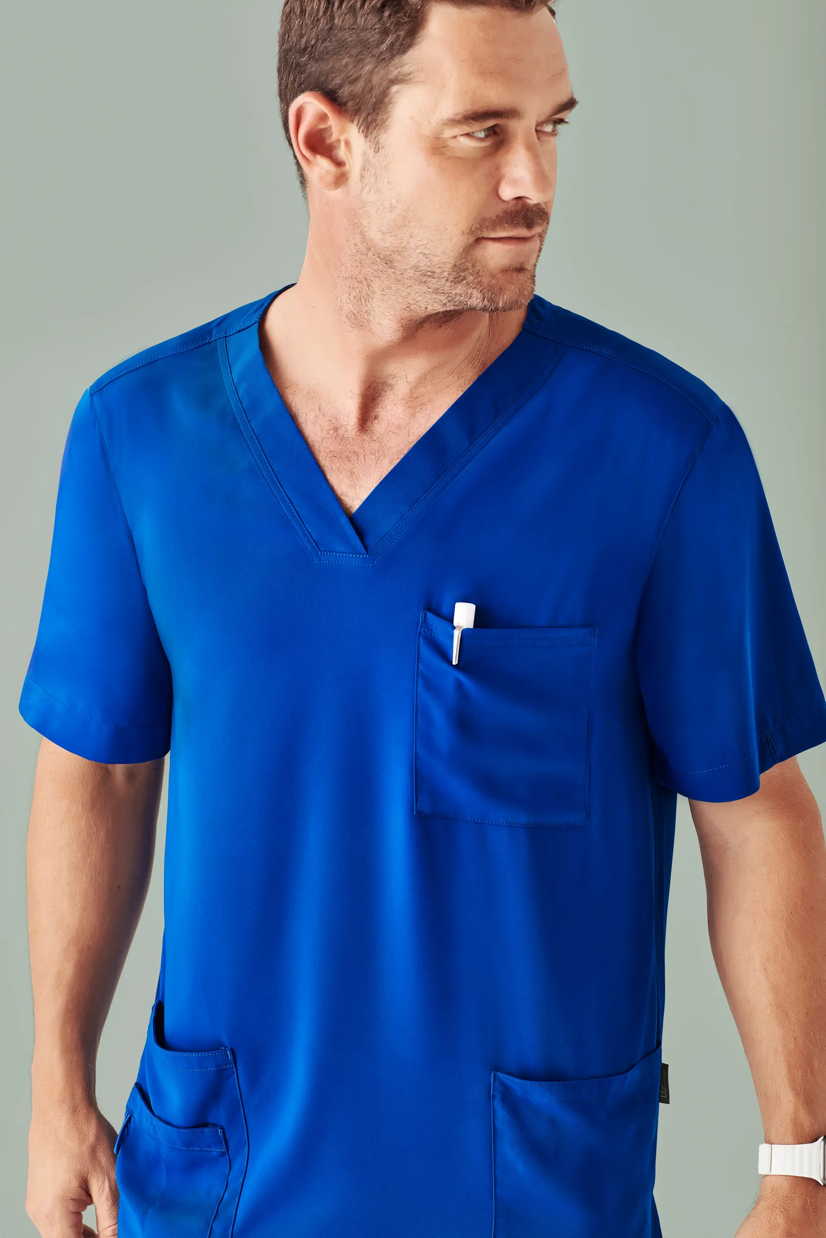Mens V-Neck Scrub Top