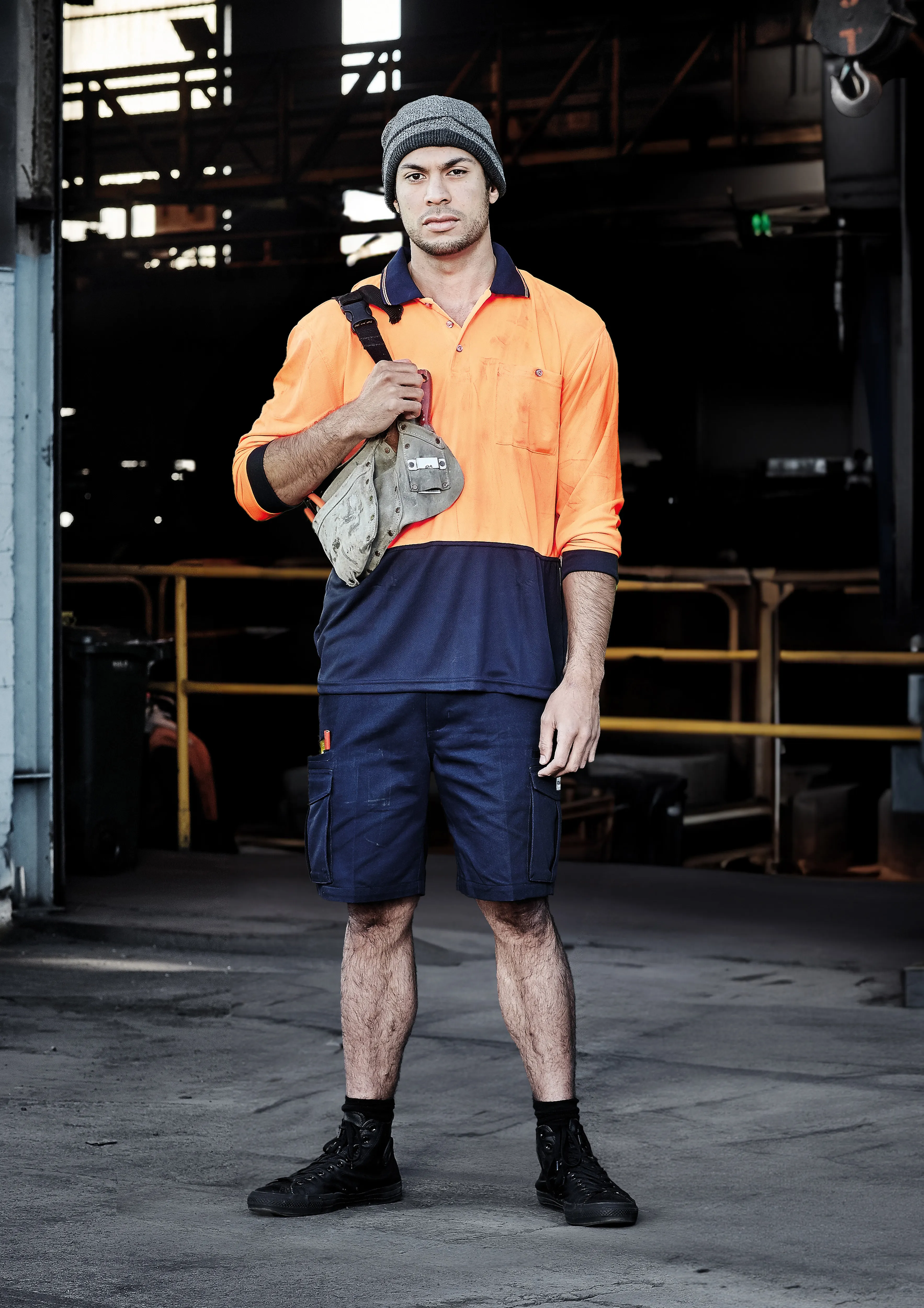 ZH232-SYZMIK Unisex Long Sleeve Day Only Basic Polo