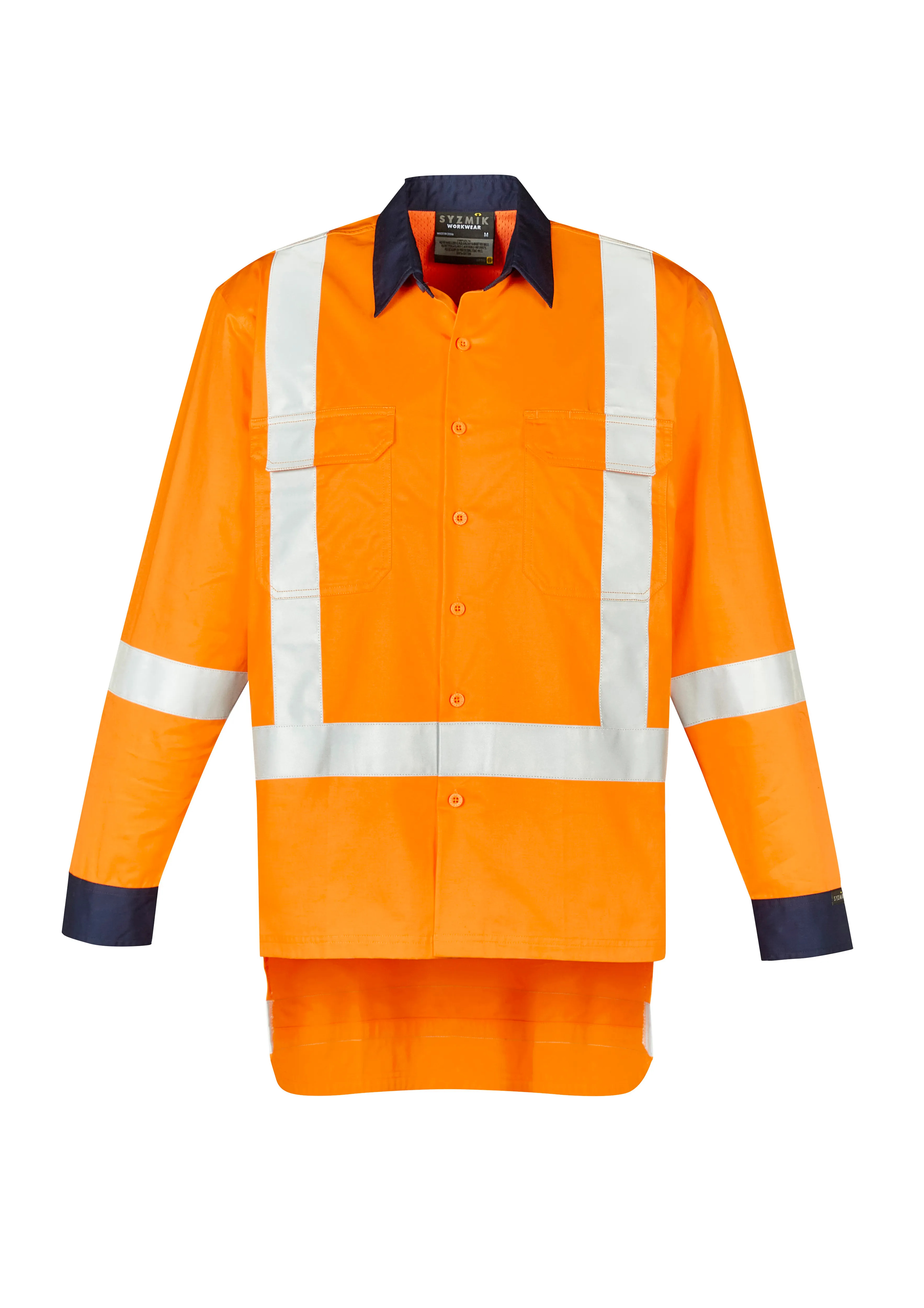 ZW126-Mens TTMC-W17 X Back Work Shirt