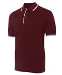 Maroon/White