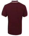 Maroon/White