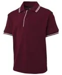 Maroon/White