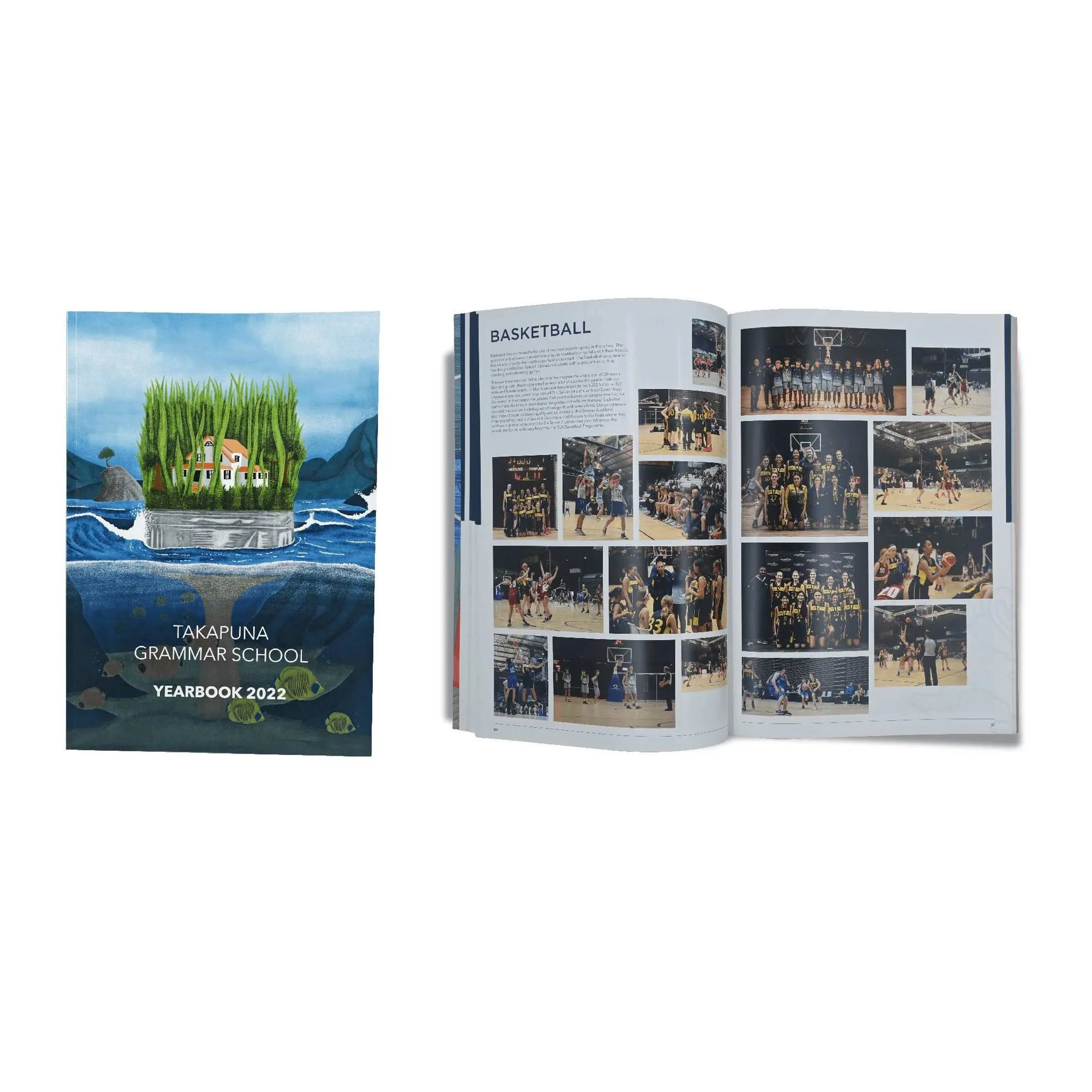 A4 Saddle-Stitched Yearbooks With Separate Cover 6