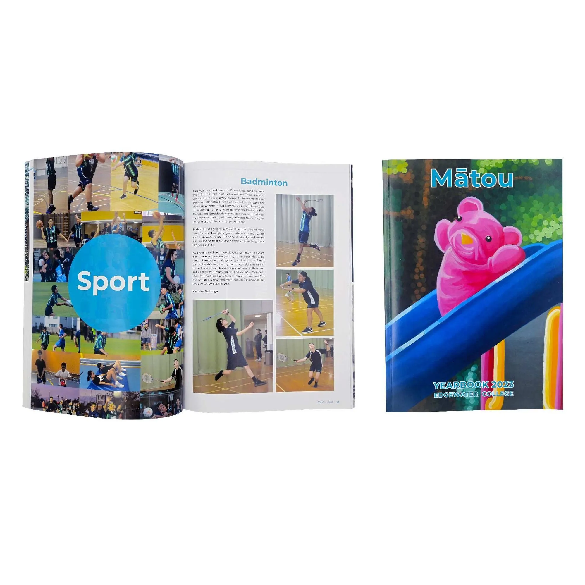 A4 Saddle-Stitched Yearbooks With Separate Cover 12