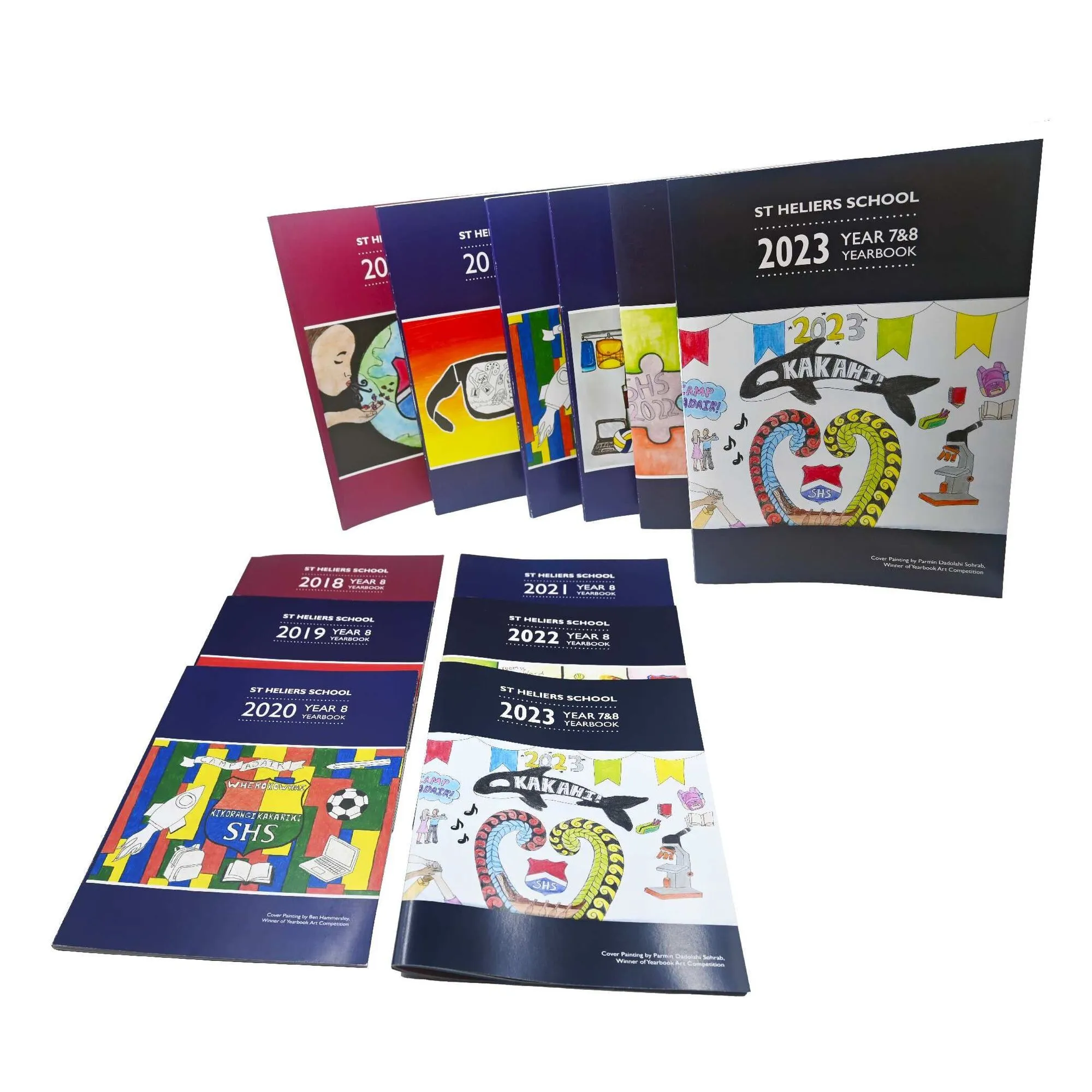 A4 Saddle-Stitched Yearbooks With Separate Cover 11