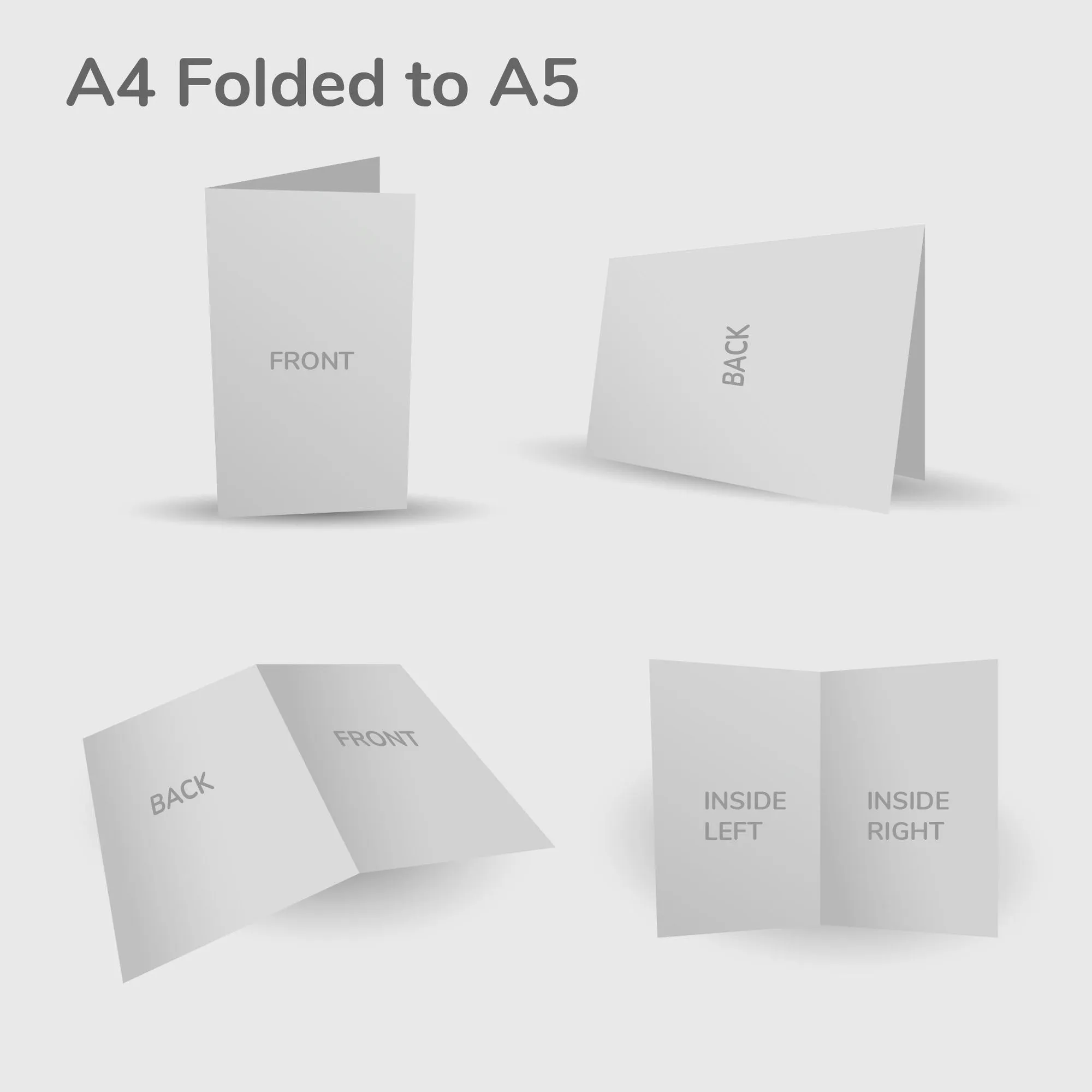 A4 Folded To A5 2