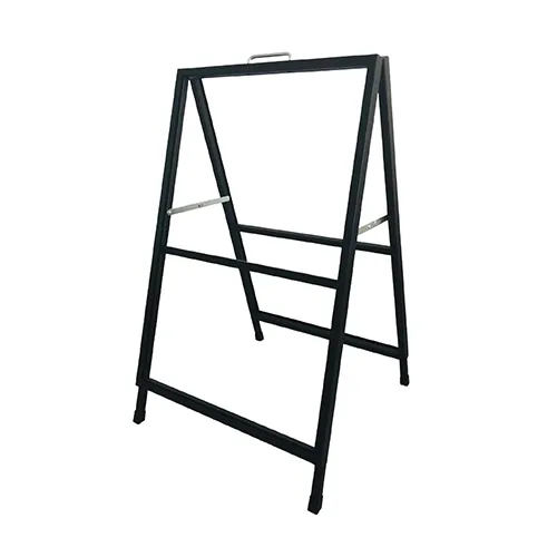 Metal A-frame Footpath Sign - Black 8