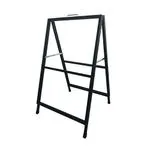 Metal A-frame Footpath Sign - Black 8