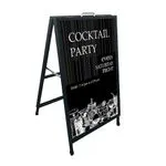 Metal A-frame Footpath Sign - Black 9