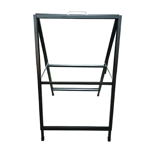 Metal A-frame Footpath Sign - Black 5
