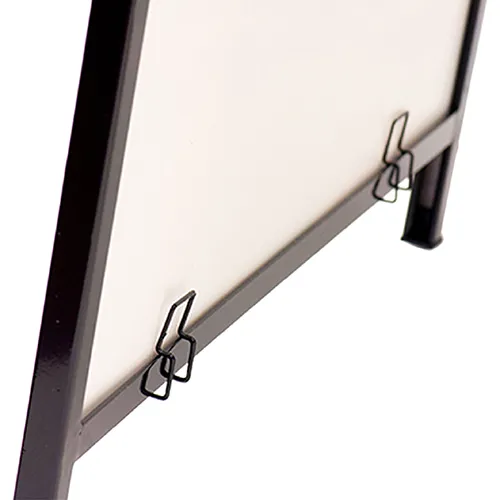 Metal A-frame Footpath Sign - Black 7