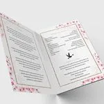 A4 Folded To DLE Funeral Brochure 2