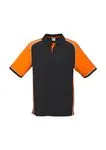 Black/Orange/White