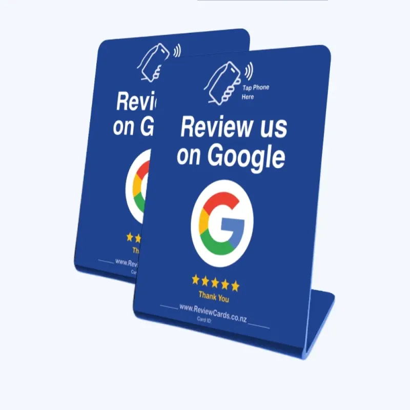 Google Review Card Stands
