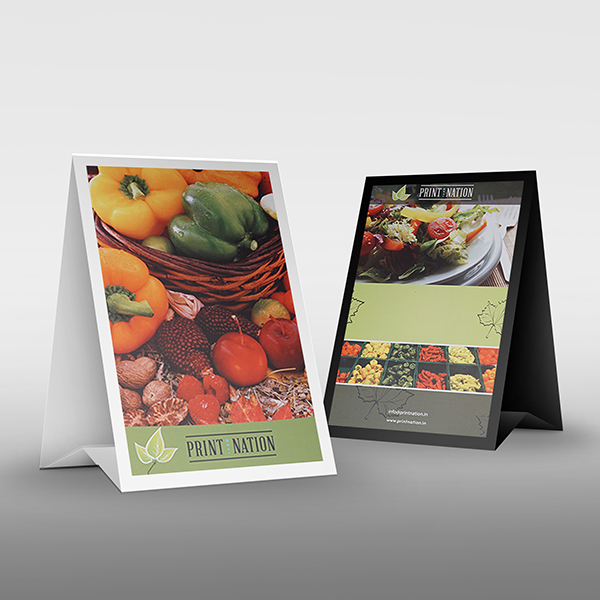 Table Tent Card Two Side