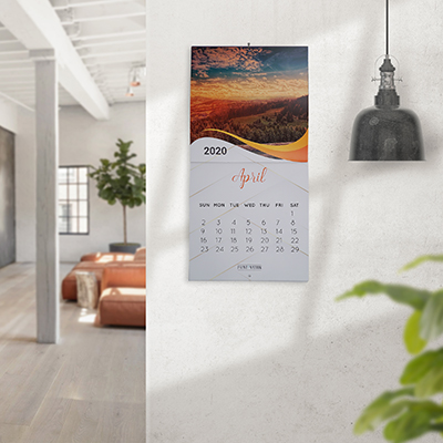 Standard Wall Calendar Of 14 Leaves Standard Wall Calendar Of 14 Leaves