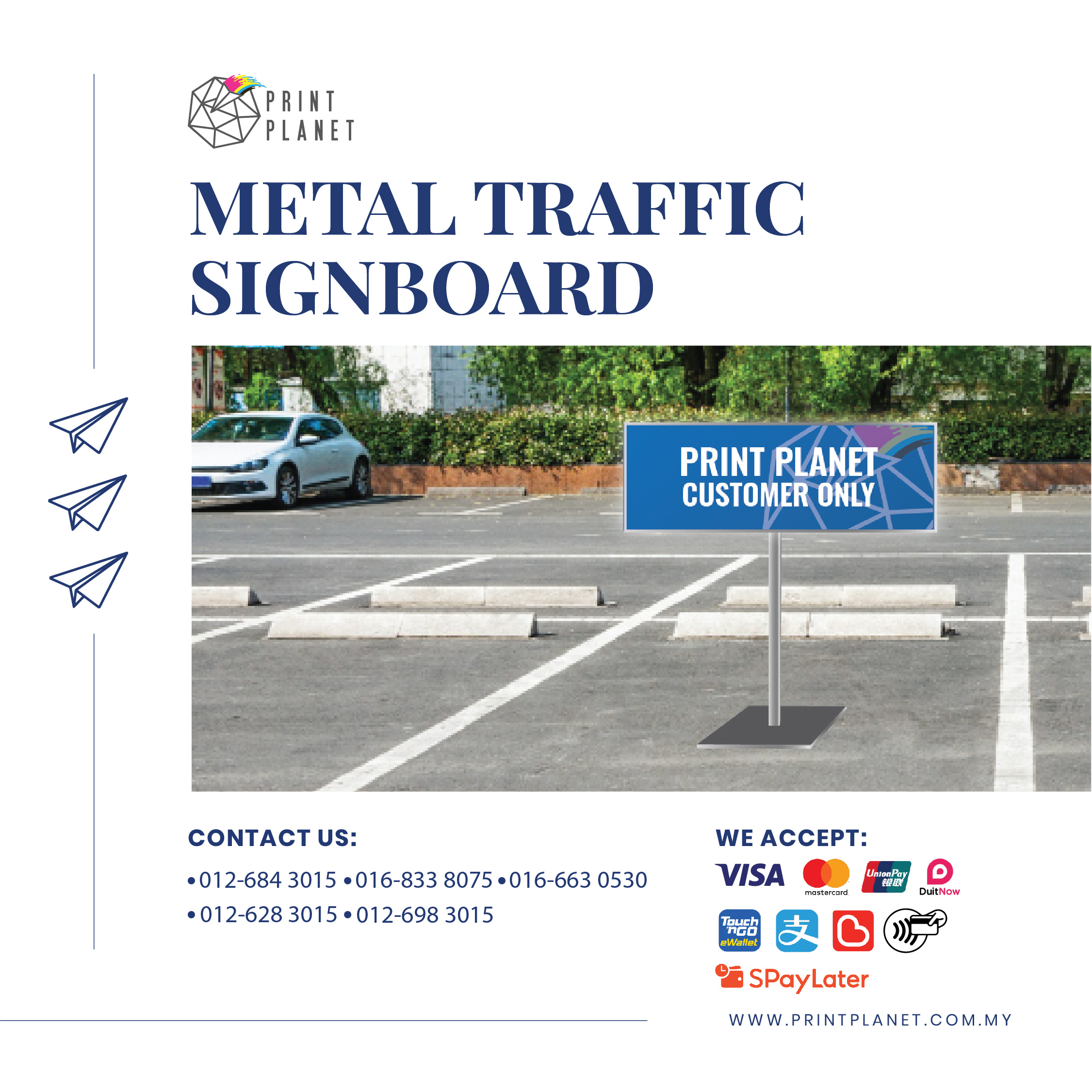Machine Signboard Metal Signboard