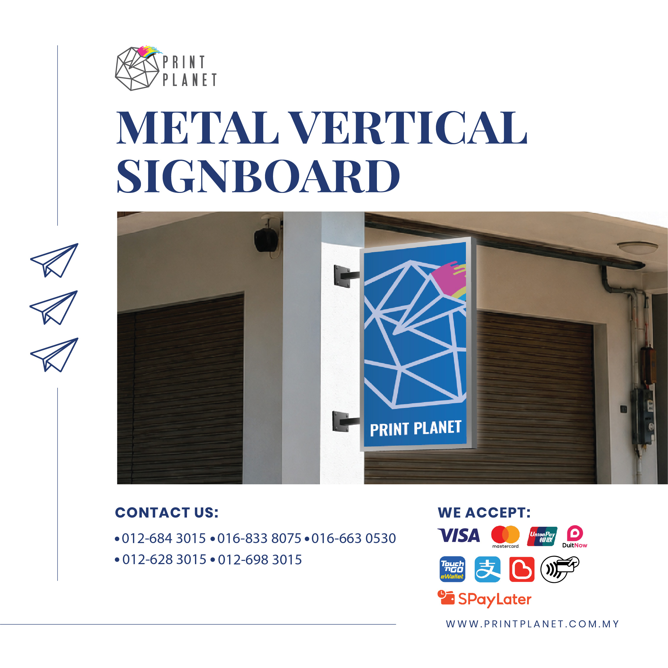 Signboard Meca Metal Signboard