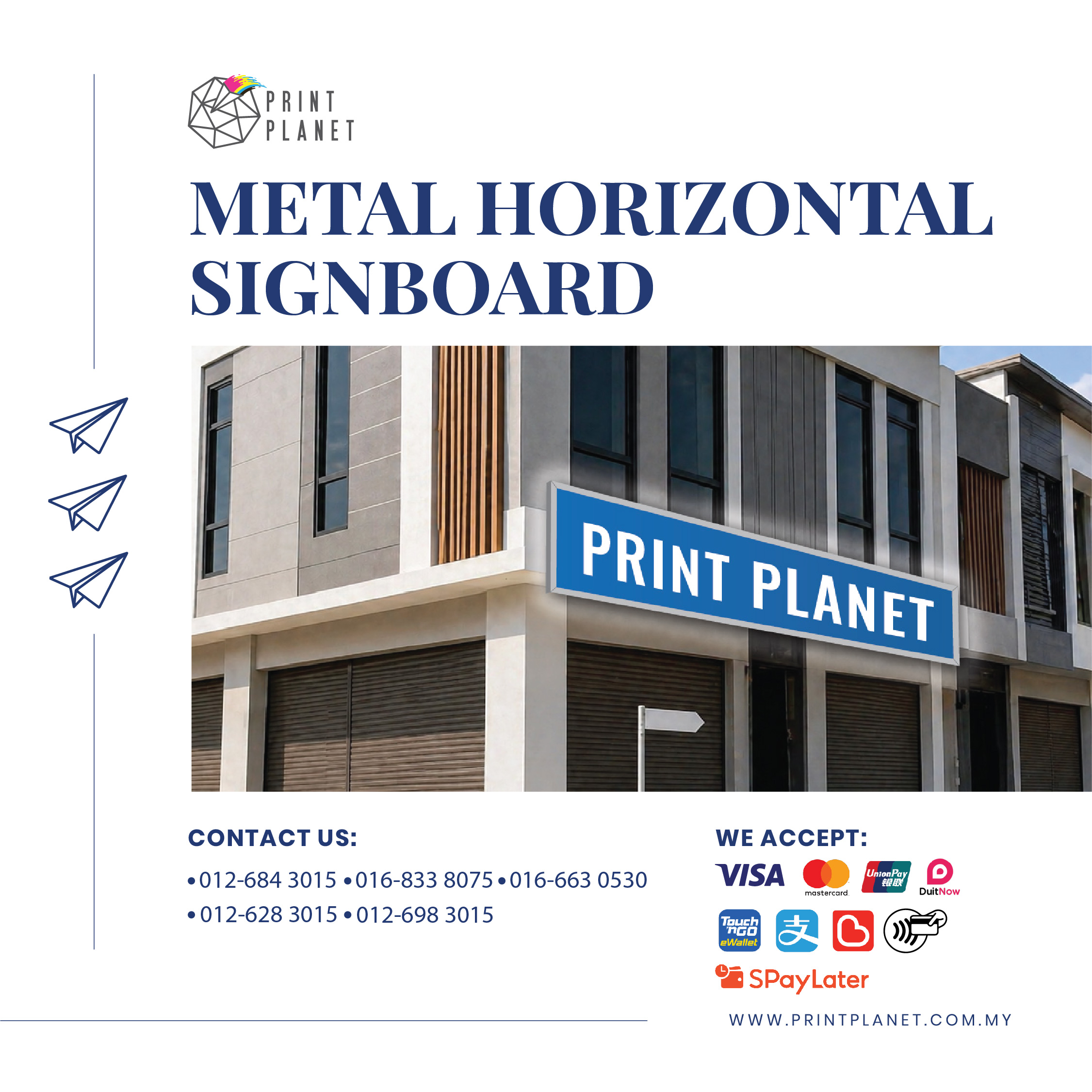 Signboard Meca Metal Signboard