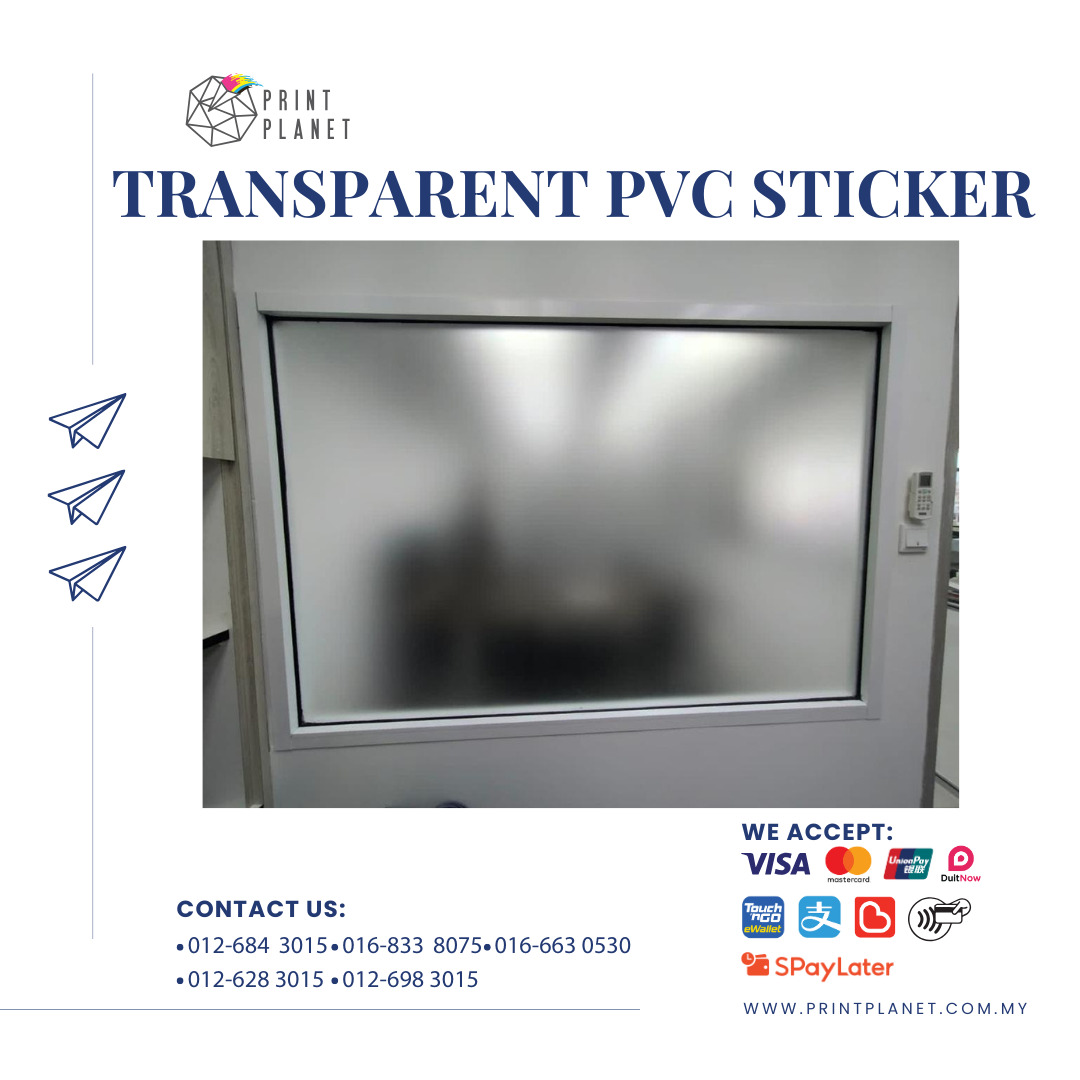 Transparent PVC Sticker - Print Planet