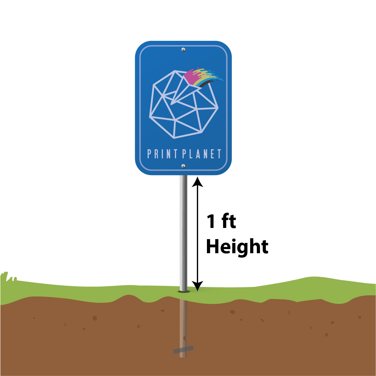 Metal Traffic Signboard - Print Planet