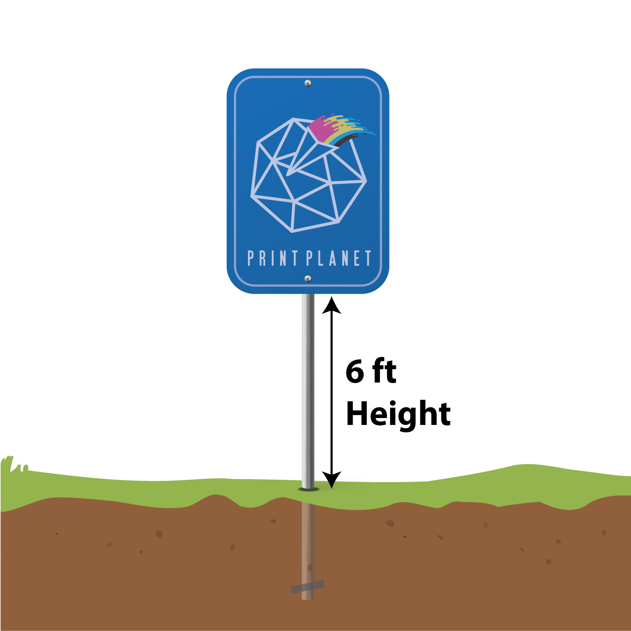 Metal Road Signboard - Print Planet