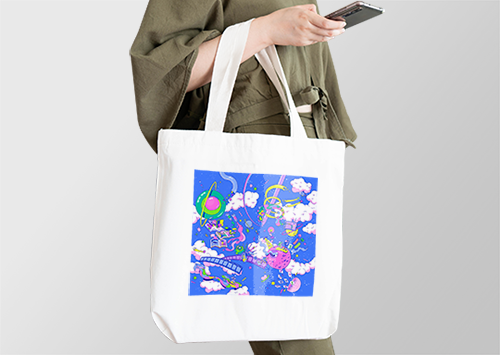 キャンバストートバッグ