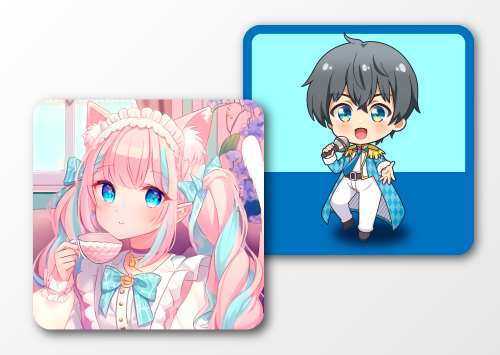 紙コースター（角型）