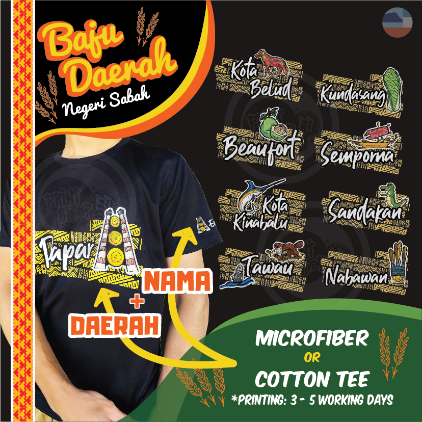 Baju Daerah Negeri Sabah