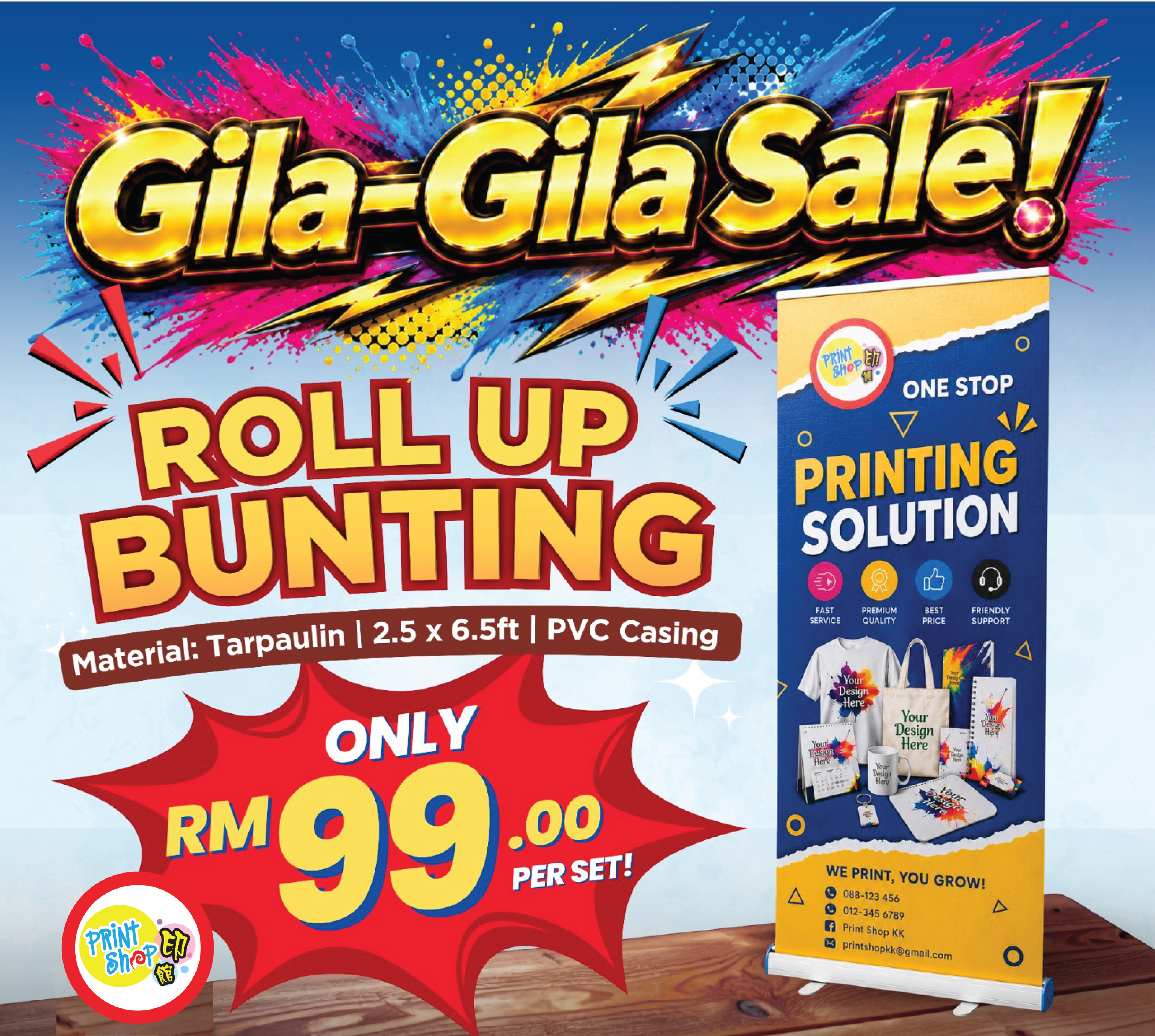 Gila-GIla Sales Promo!