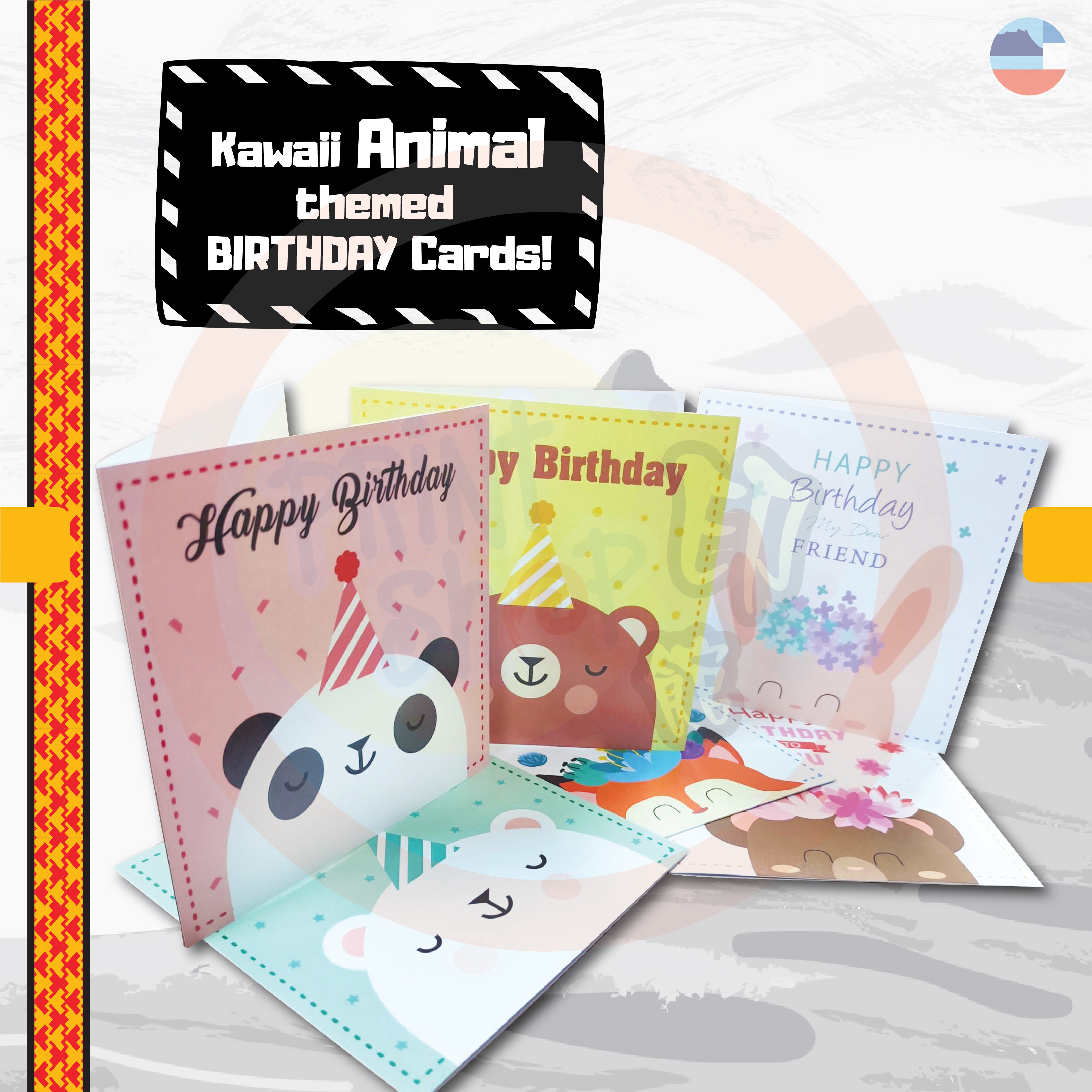 Birthday Card Pack (Animal)
