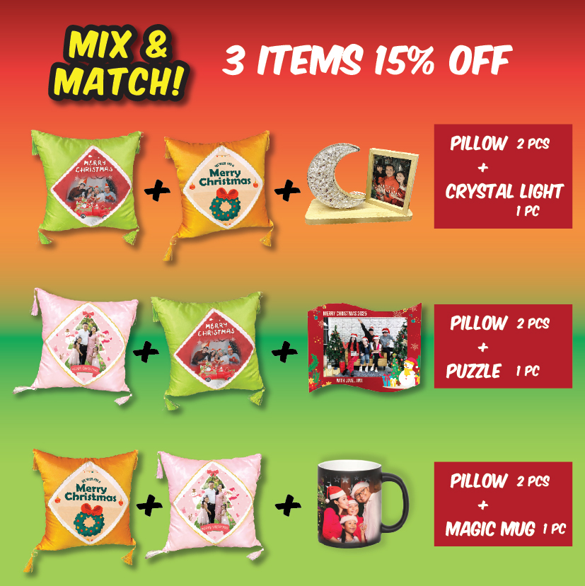 15% Off Mix & Match 3 items 6