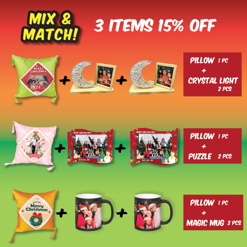 15% Off Mix & Match 3 items 7