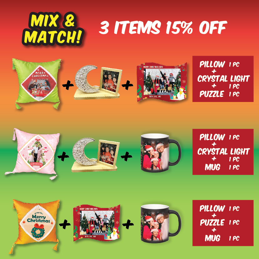 15% Off Mix & Match 3 items 8